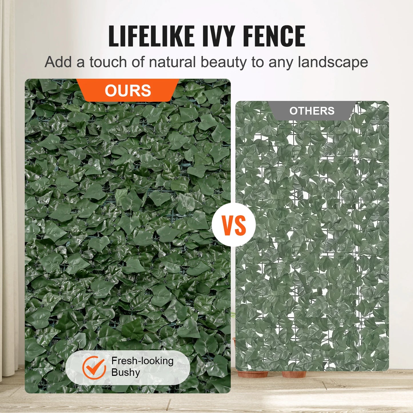Ivy Privacy Fence Artificial Green Wall Outdoor Garden And Balcony