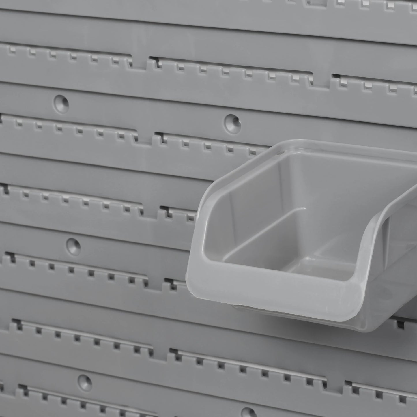 Wall Mounted Storage Bins Pegboard Tool Organizer Rack Kit Garage