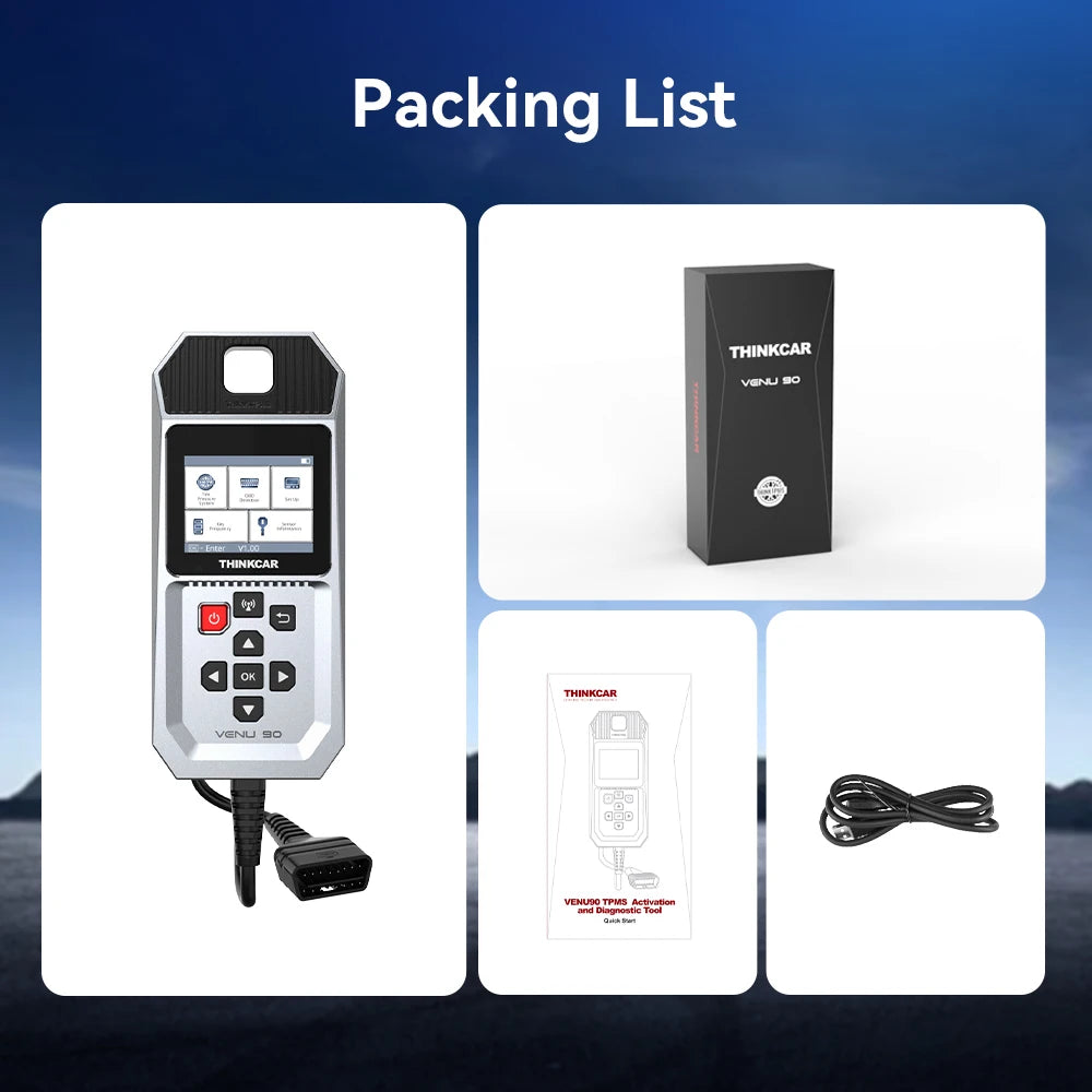 Thinkcar Venu 90 TPMS Sensor Activation And OBD2 Diagnostic Tool