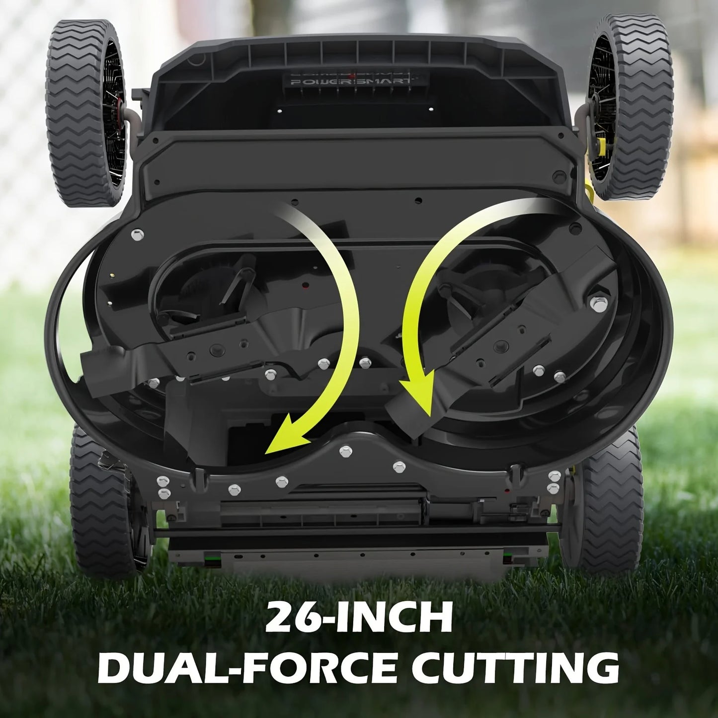 PowerSmart 80V Cordless Self Propelled Lawn Mower With 6Ah Battery