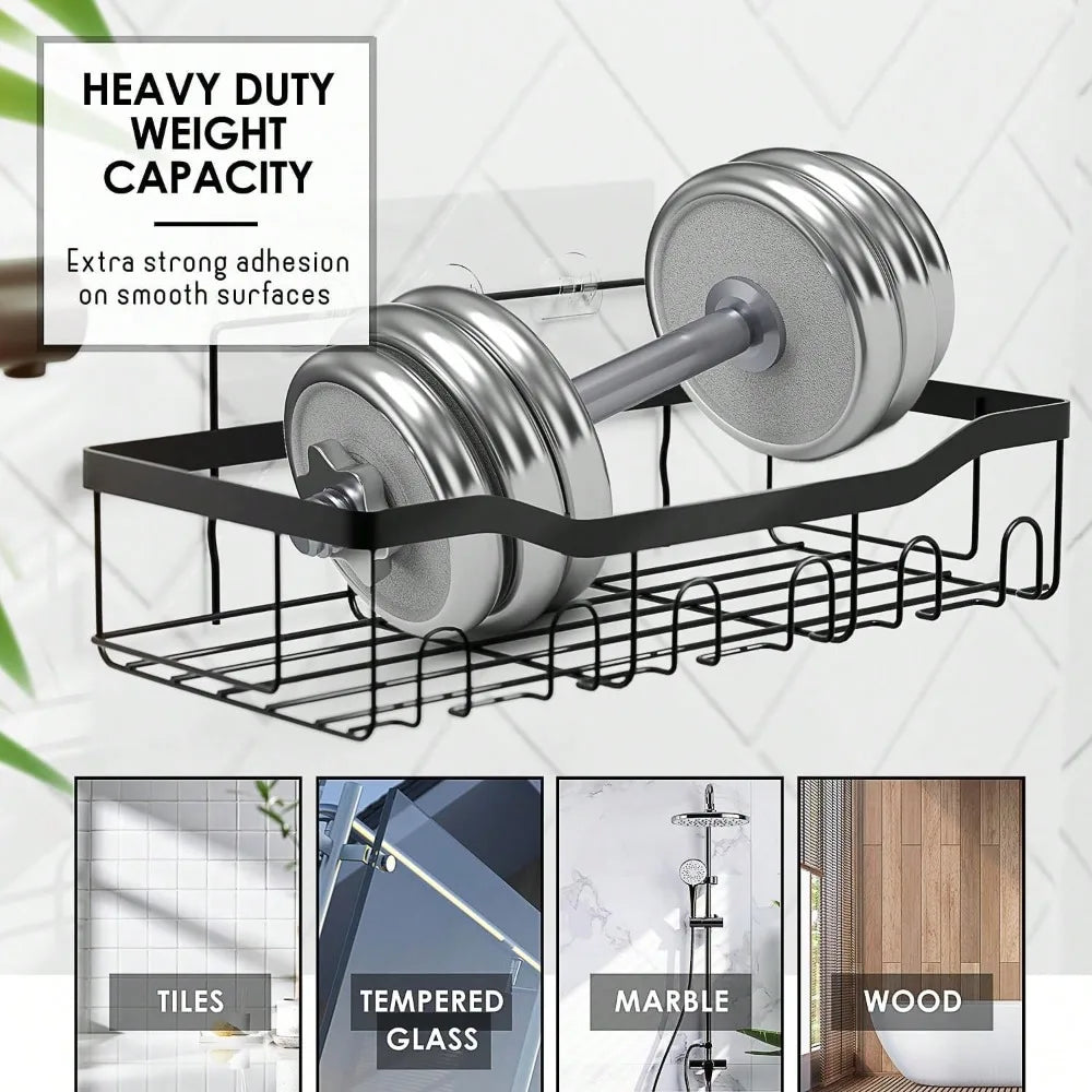 6-Piece Bathroom Accessory Set With Toilet Brush And Trash Can