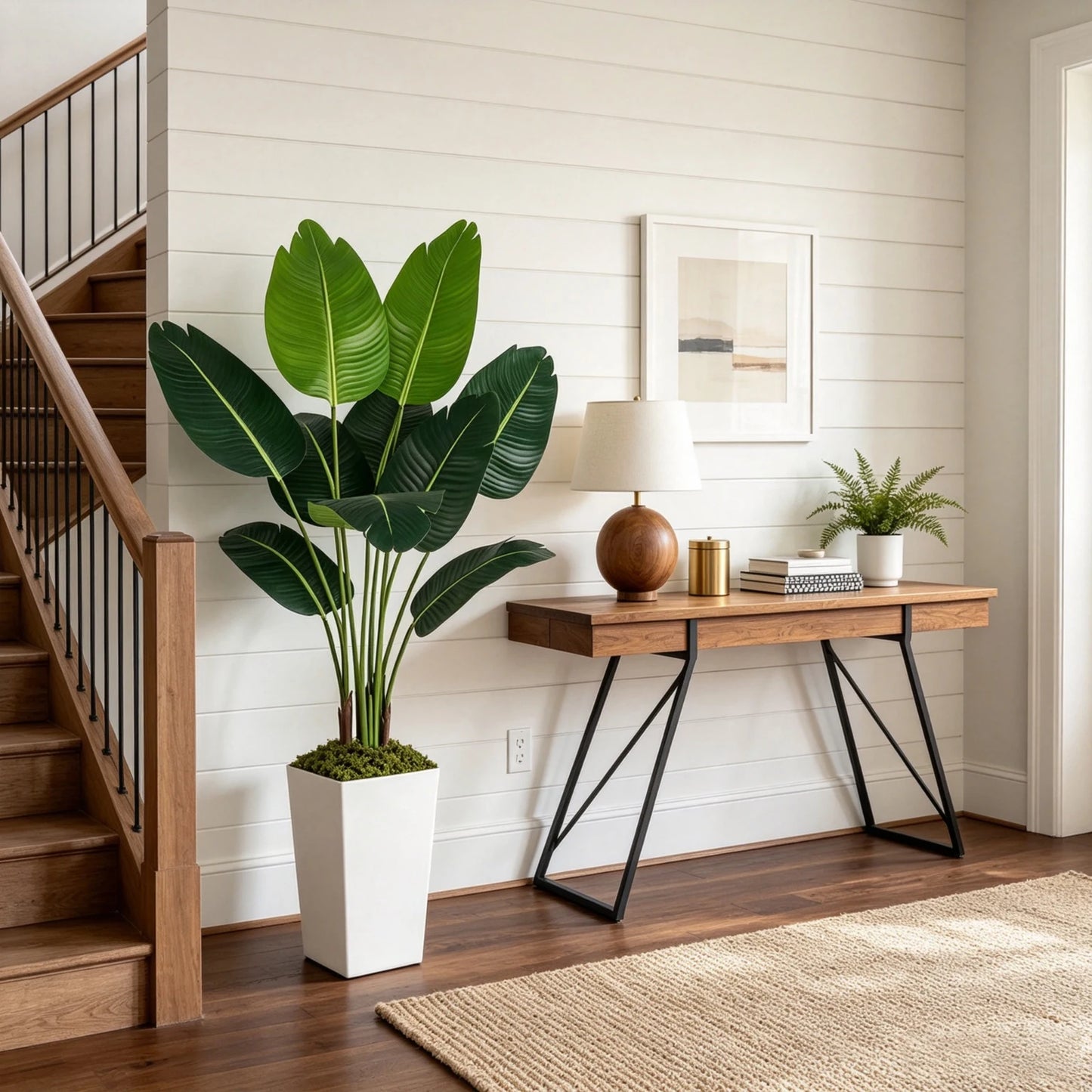 Olitree 125cm Bird Of Paradise Artificial Tree In Planter