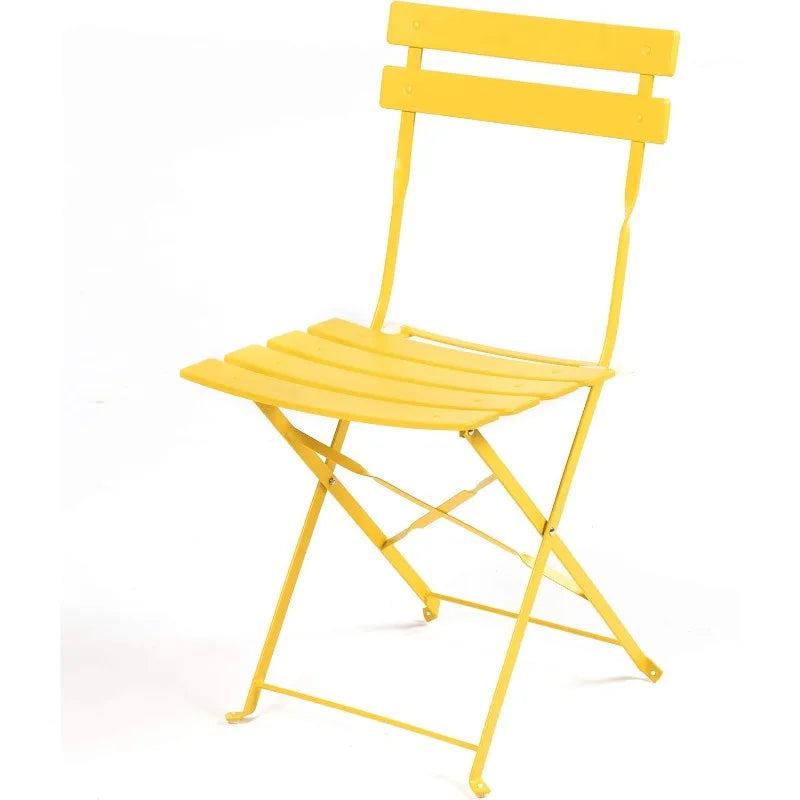 Grand Patio 3-Piece Folding Bistro Set With Premium Steel Frame