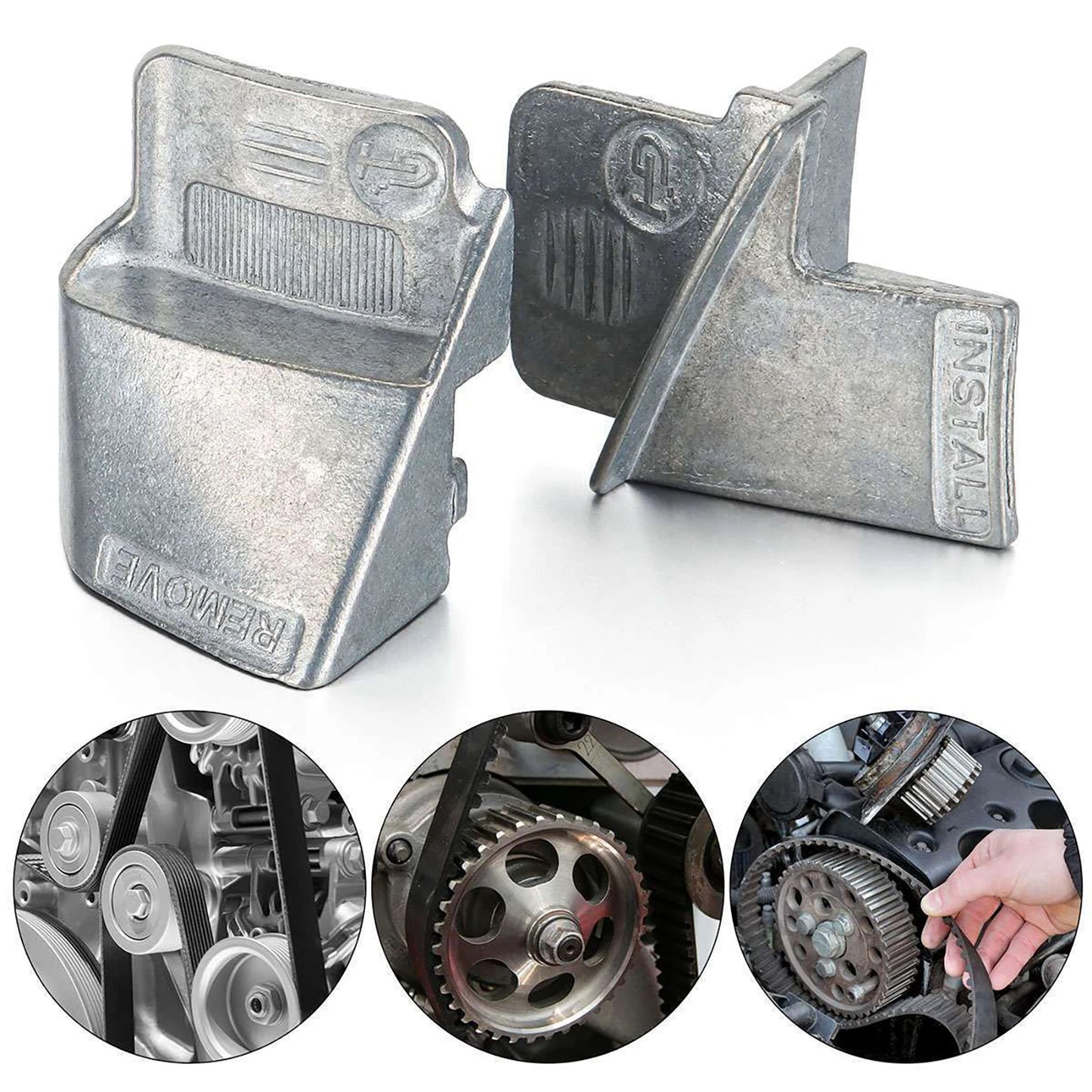 Metal Stretch Belt Service Remover And Installer Tool Kit 2-Piece