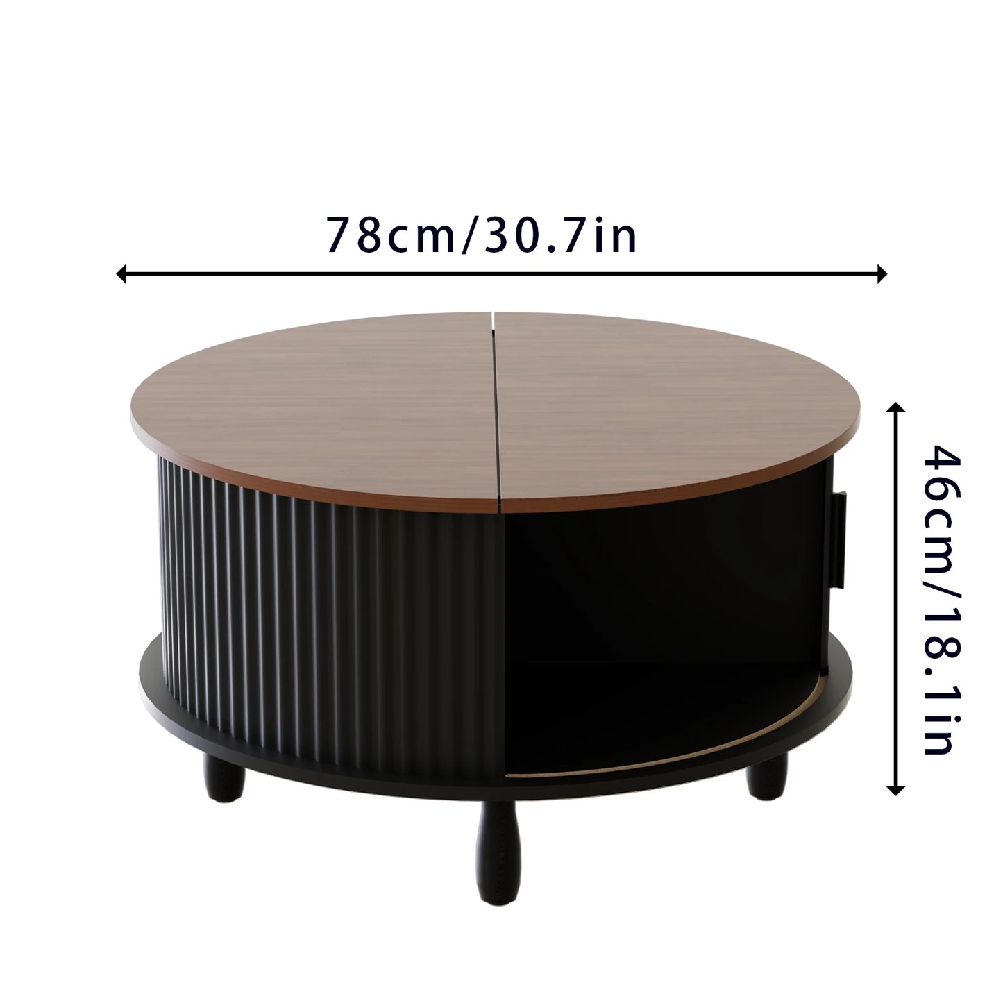 Farmhouse Lift Top Coffee Table With Storage For Living Room