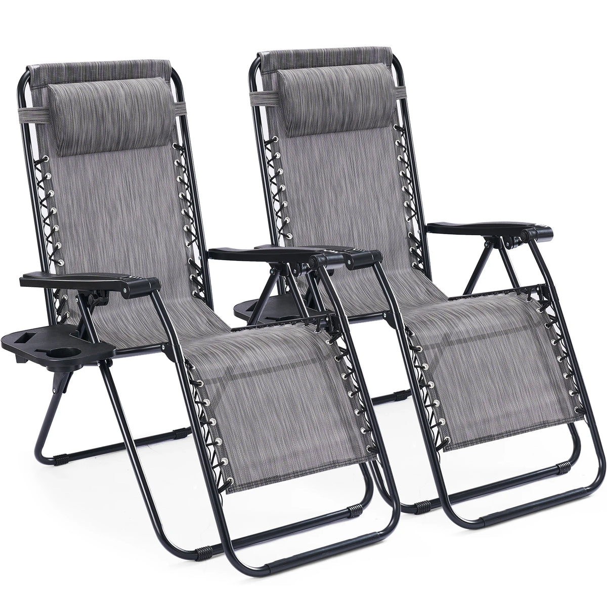 JHK Zero Gravity Recliner Chairs Set Of 2 For Outdoors