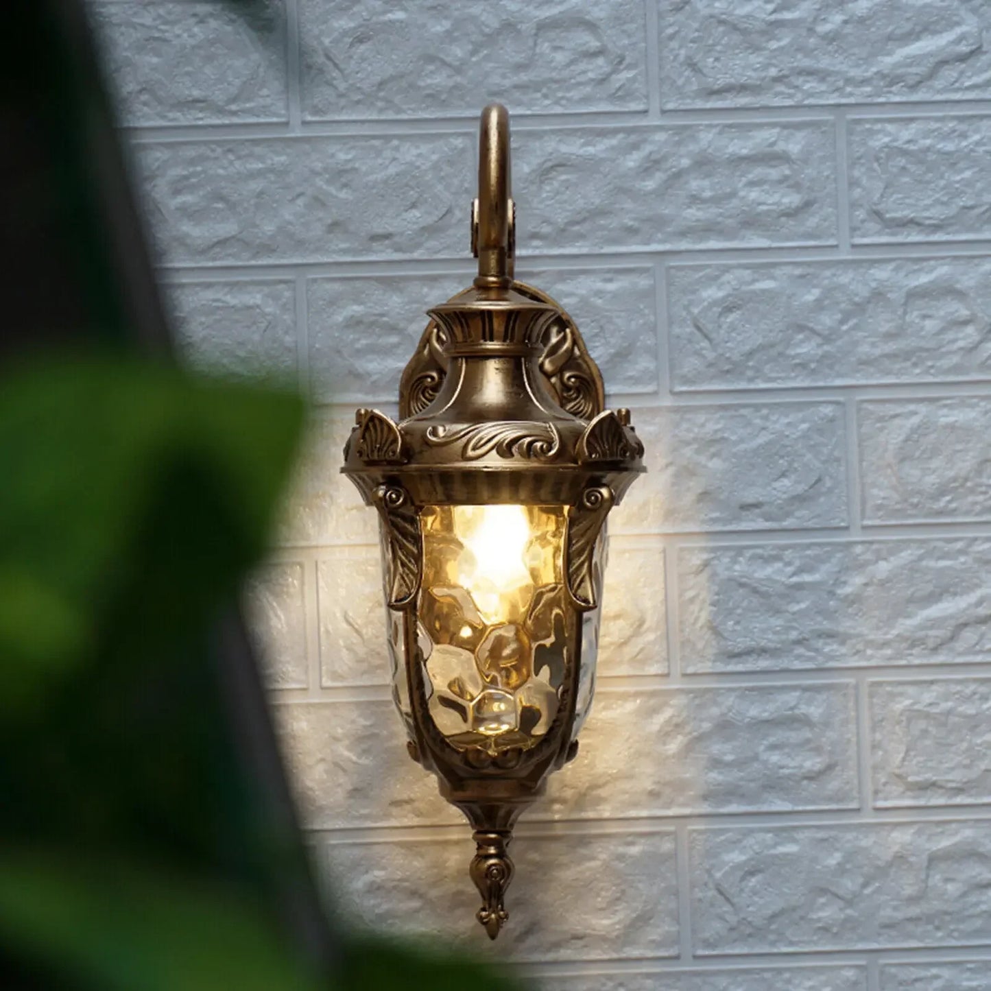 Bymaocar Outdoor Wall Sconce Light Waterproof Die Cast Aluminum Lantern