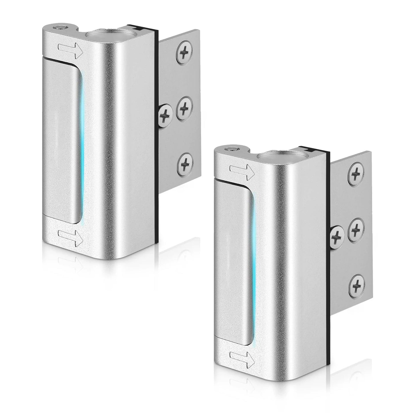 Aluminum Alloy Anti Theft Door Lock Reinforcement Latch 800Lbs