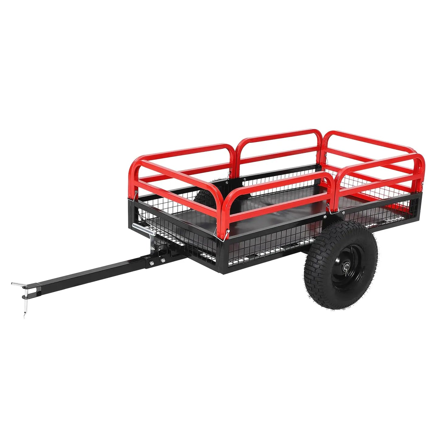 Acekool Heavy Duty Steel Garden Dump Trailer With Removable Sides