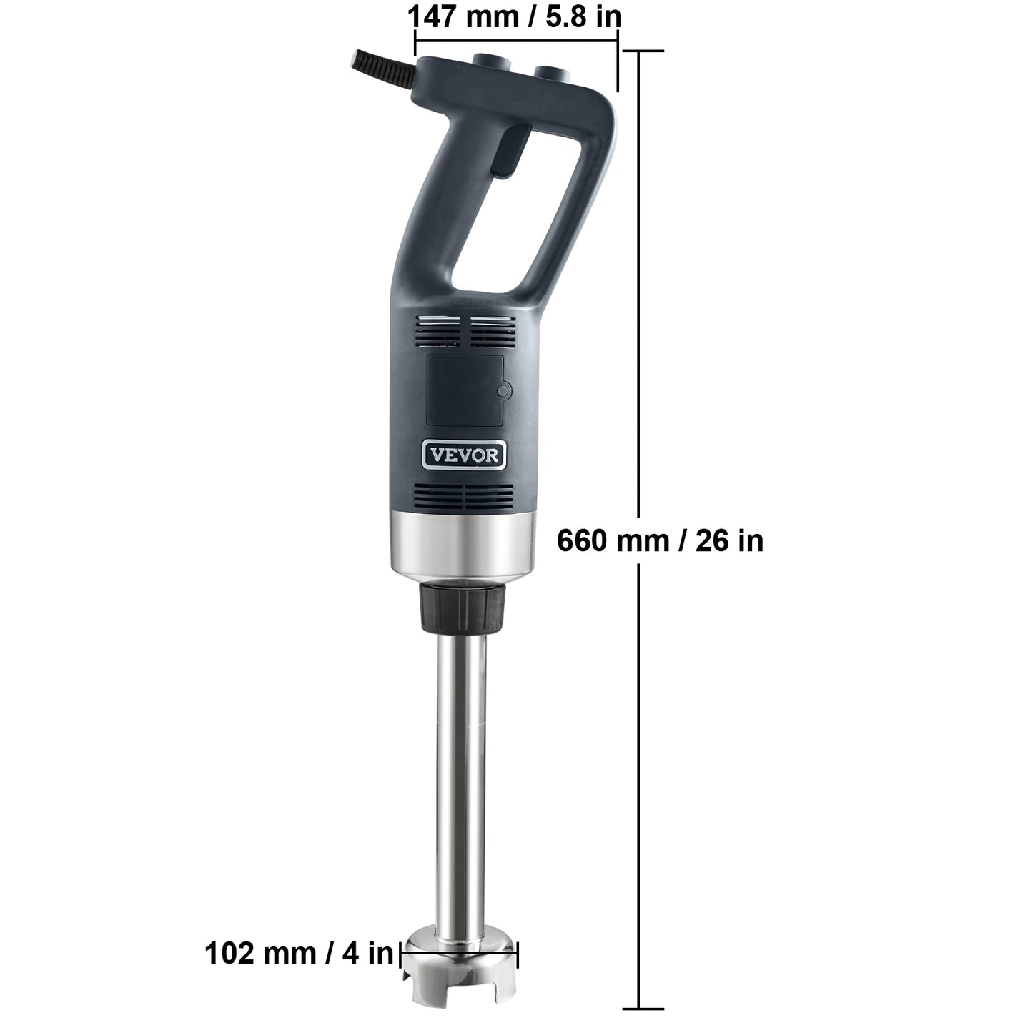 SucceBuy 500W Immersion Blender Heavy Duty Variable Speed Stainless Steel