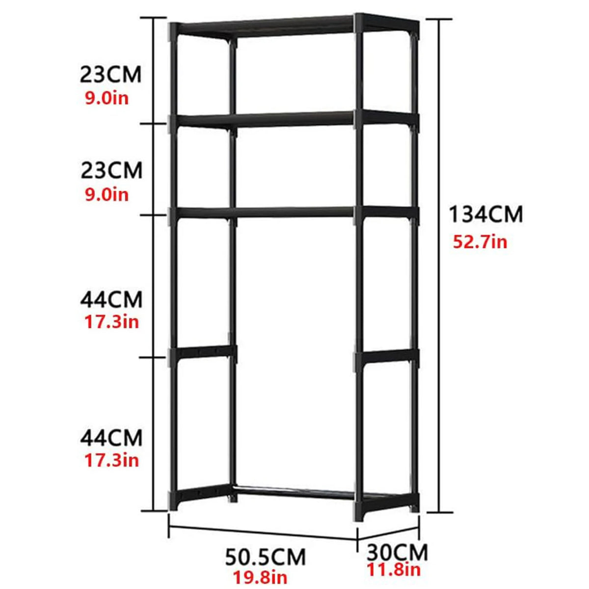 HiMISS Over Toilet Bathroom Storage Shelf Organizer Freestanding