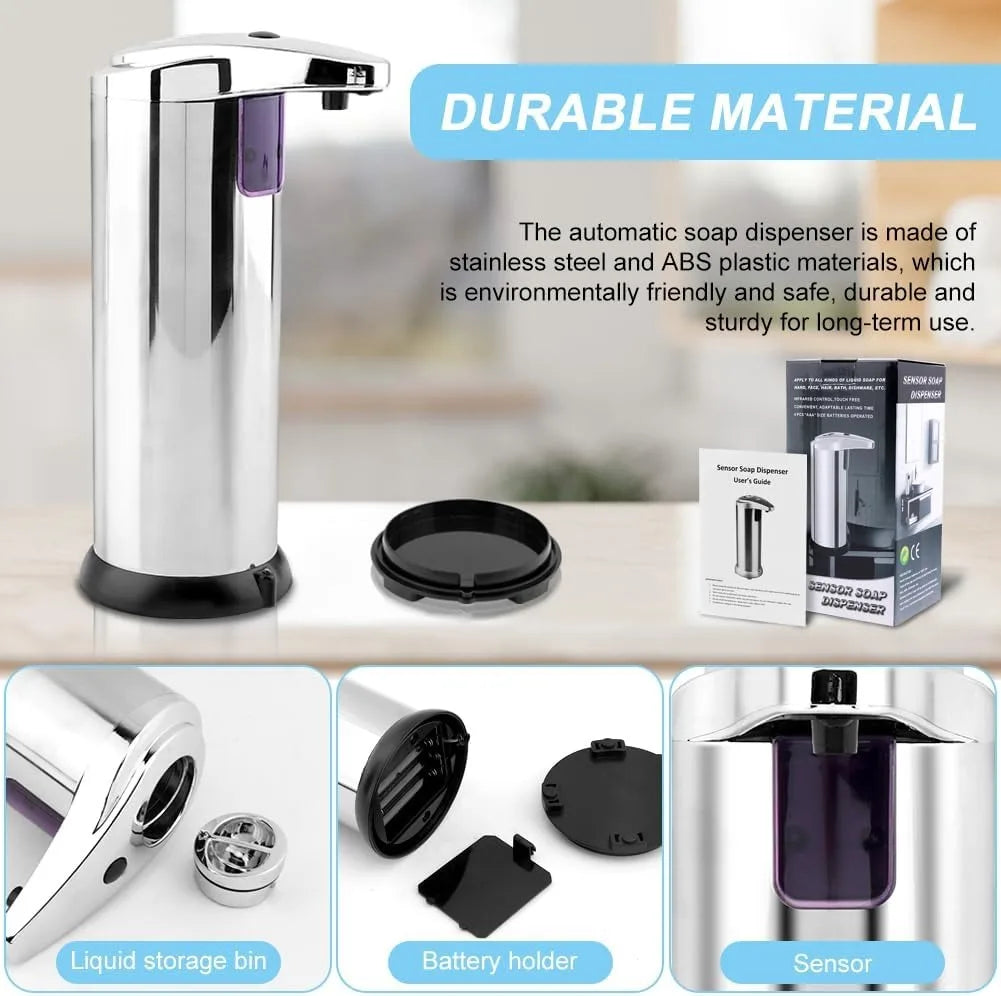 Touchless Infrared Soap Dispenser for Kitchen and Bathroom