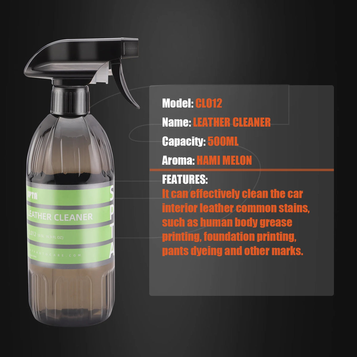 SPTA Car Detailing Kit with Brushes Towels and Leather Care