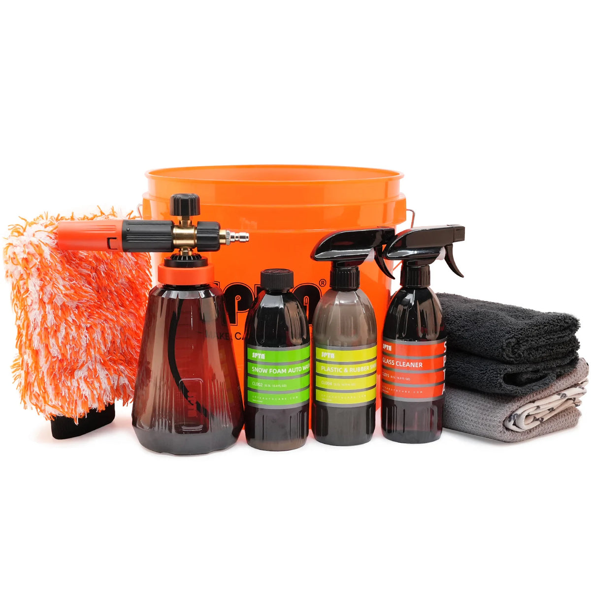 SPTA Car Wash Kit With Foam Cannon And Cleaning Tools