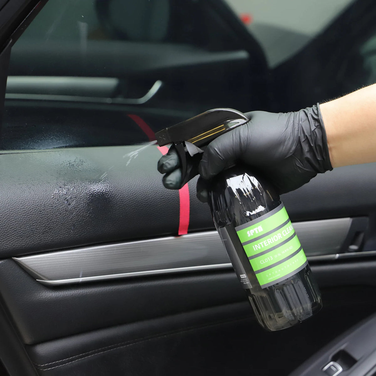 SPTA Car Interior Detailing Kit With Cleaner And Microfiber Towels