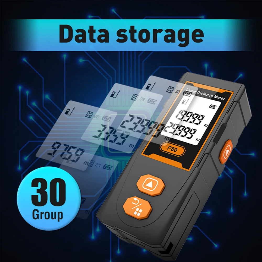 BOAYAL Portable Laser Distance Meter Pythagorean Mode