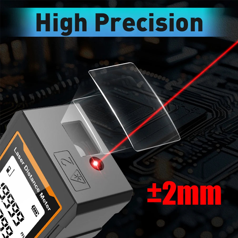 BOAYAL Portable Laser Distance Meter Pythagorean Mode
