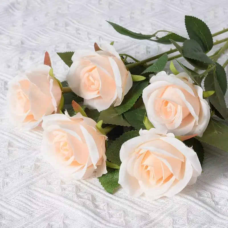 Artificial Roses Realistic Flowers For Wedding And Home Decor