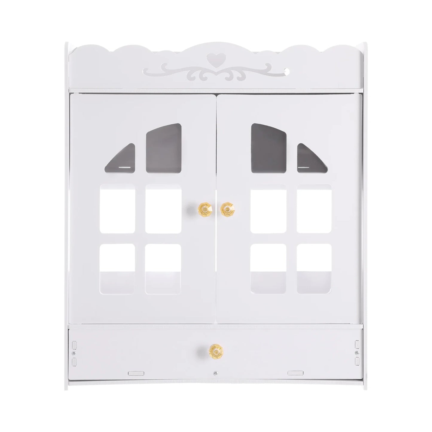 Wall Mounted Bathroom Organizer Four Tier Shelf For Toiletries