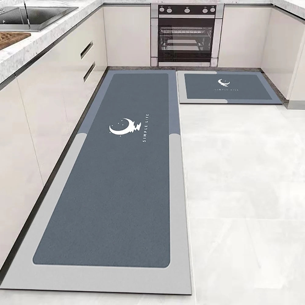 Anti Slip Kitchen Mat Soft Washable Area Rug For Bathroom