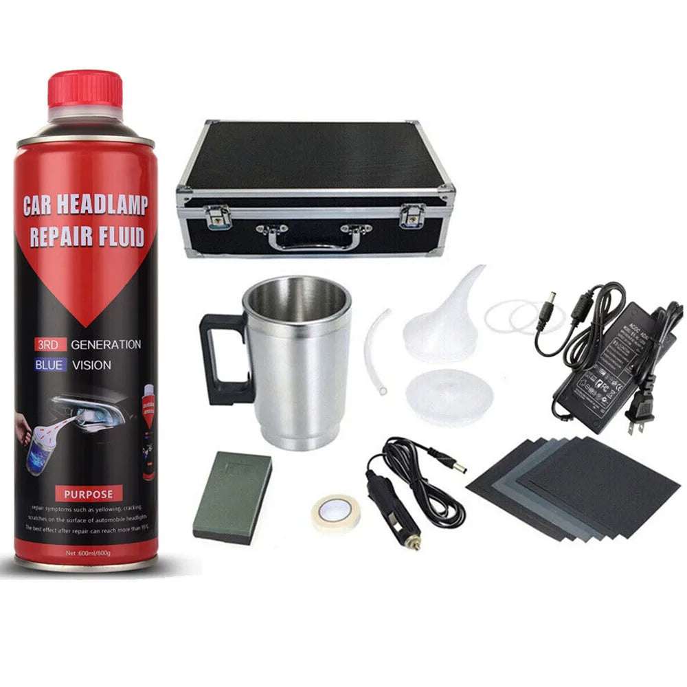 Headlight Restoration Kit Liquid Polymer Polish Fluid
