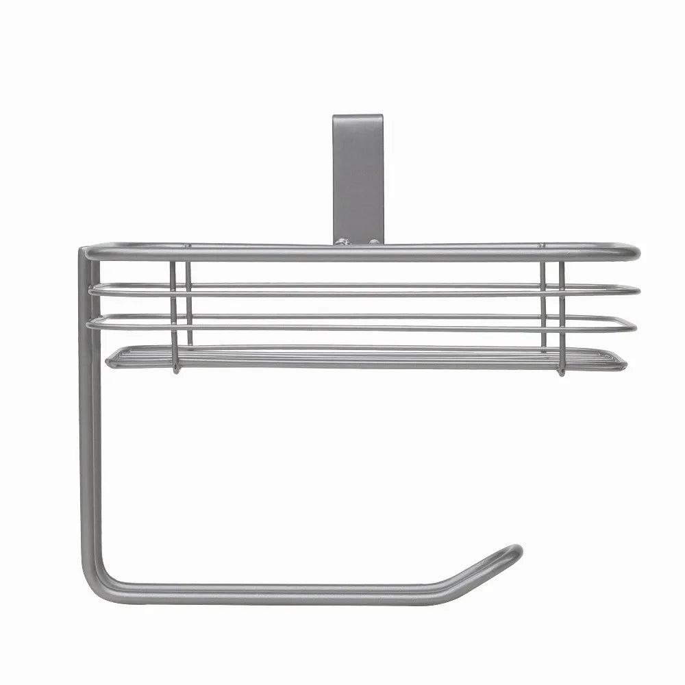 Over The Tank Toilet Paper Holder With Shelf For Bathroom
