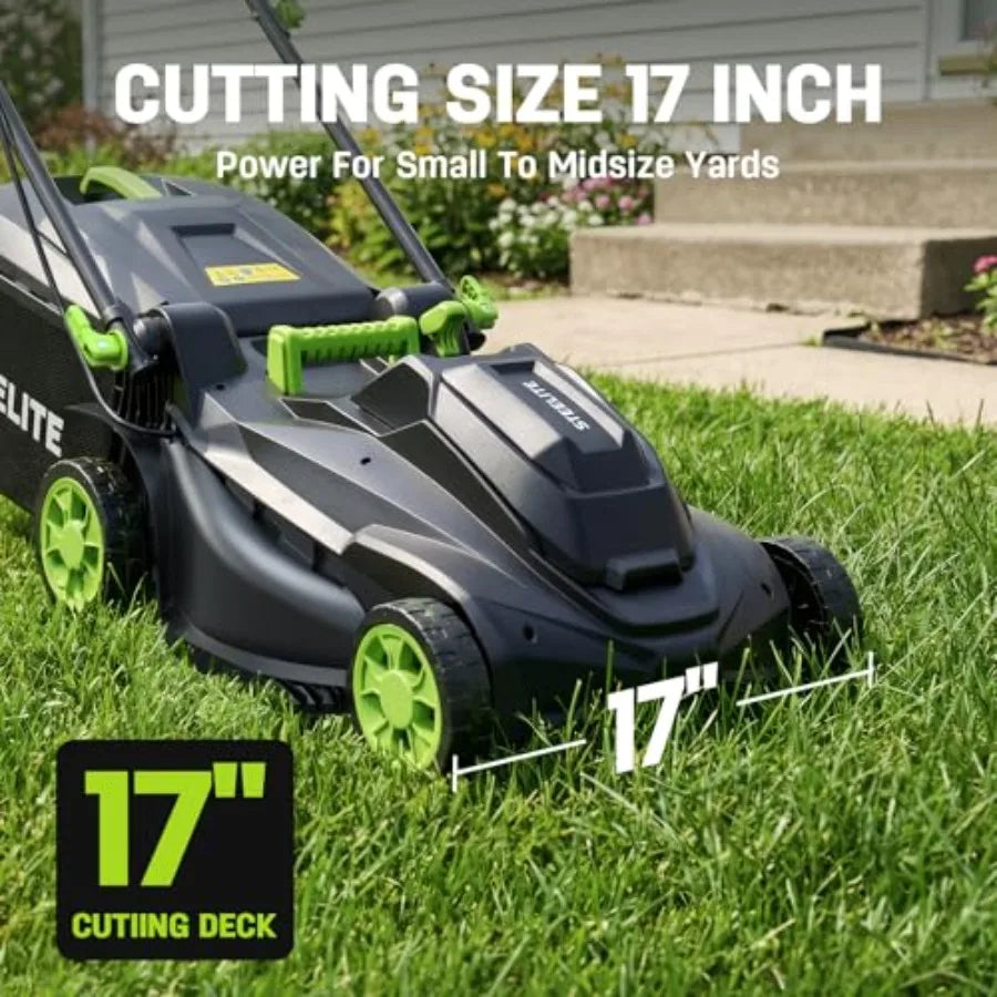SHXI 40V Brushless Electric Mower And Leaf Blower Combo