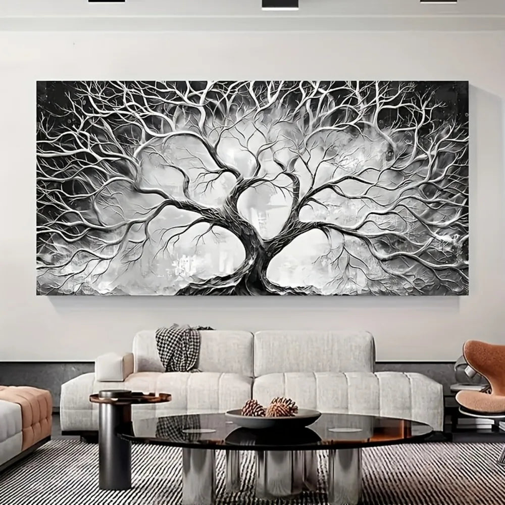 Premium Canvas Wall Art With Pine Frame For Living Rooms