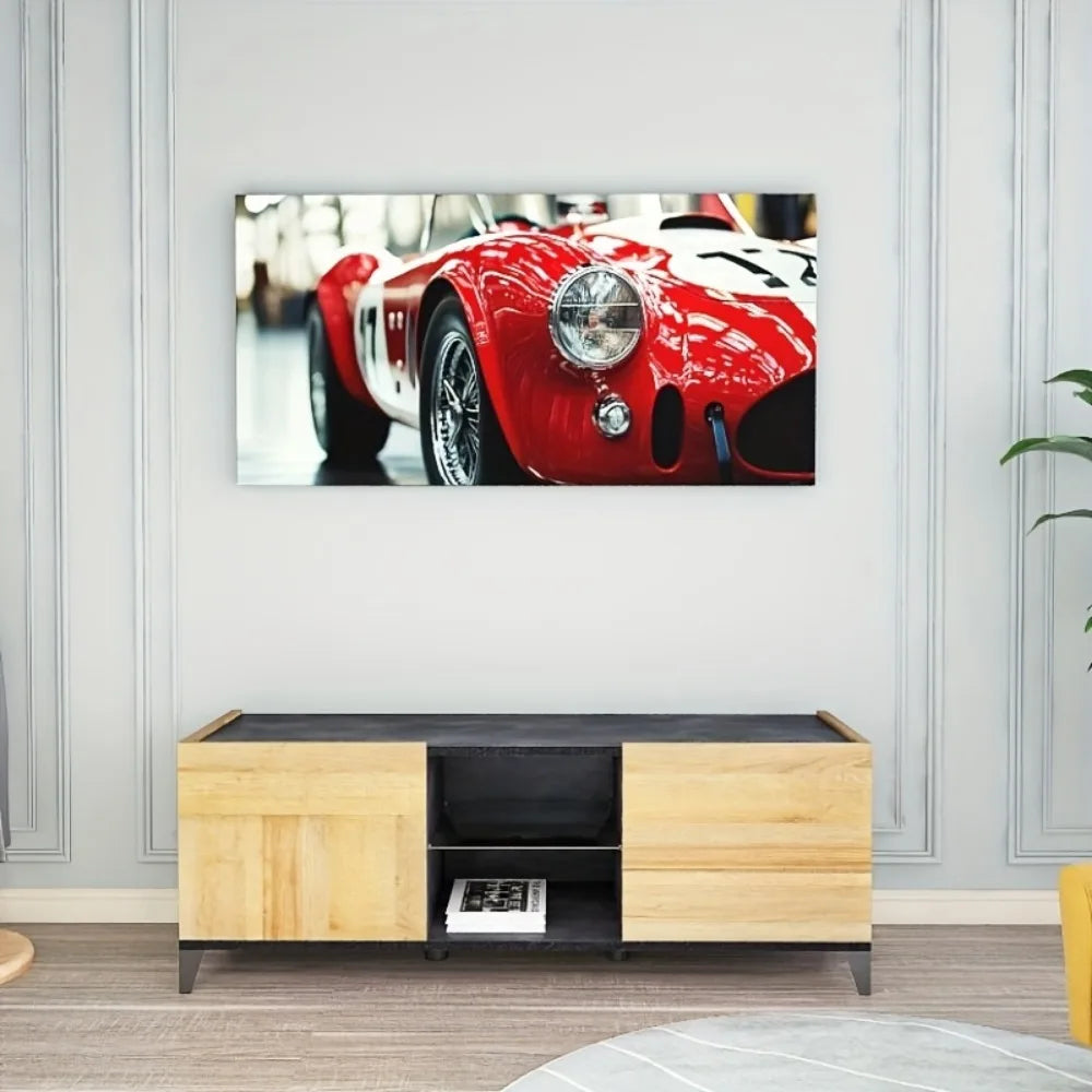 Modern Racing Canvas Art Print Wall Decor For Car Enthusiasts