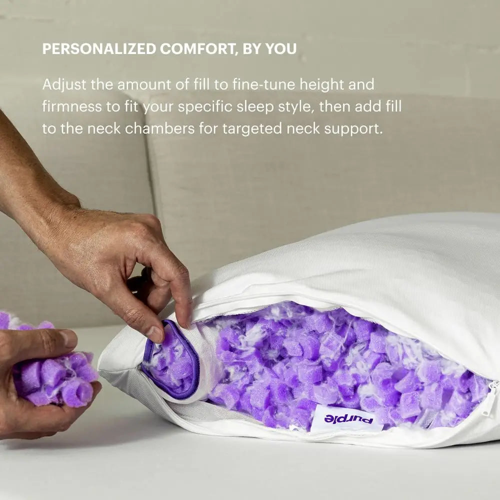 Customizable Pillow With Cooling Gel Grid And Adjustable Foam