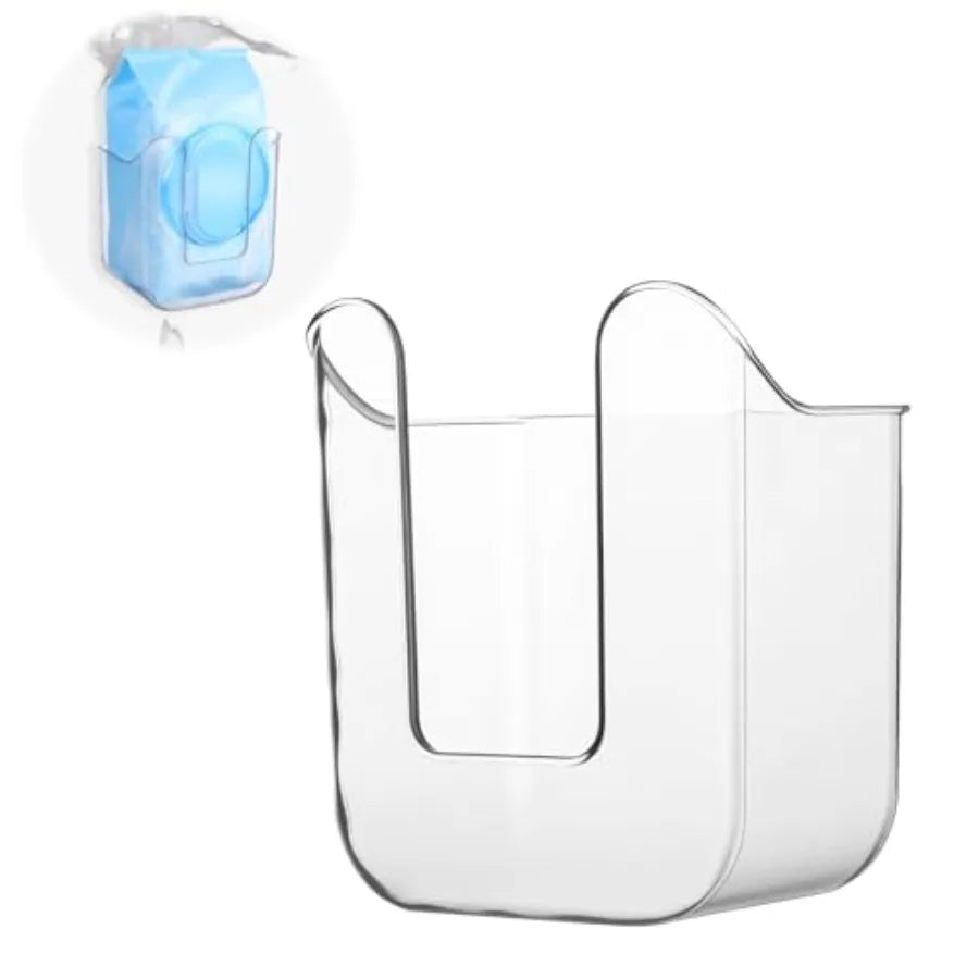 Wall Mounted Flushable Wipes Dispenser And Tissue Box Holder