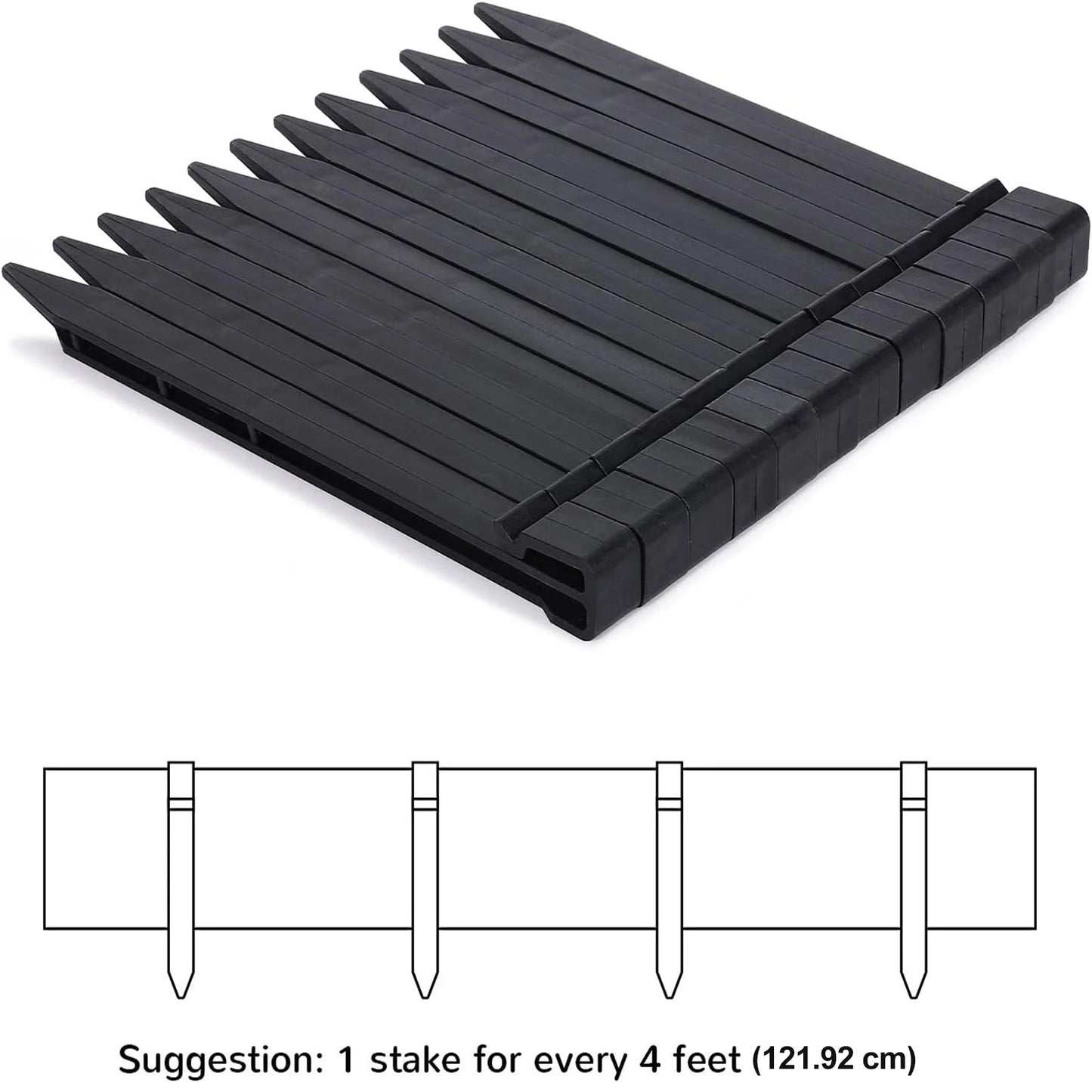 Plastic Garden Landscape Edging Coil For Borders UV Resistant