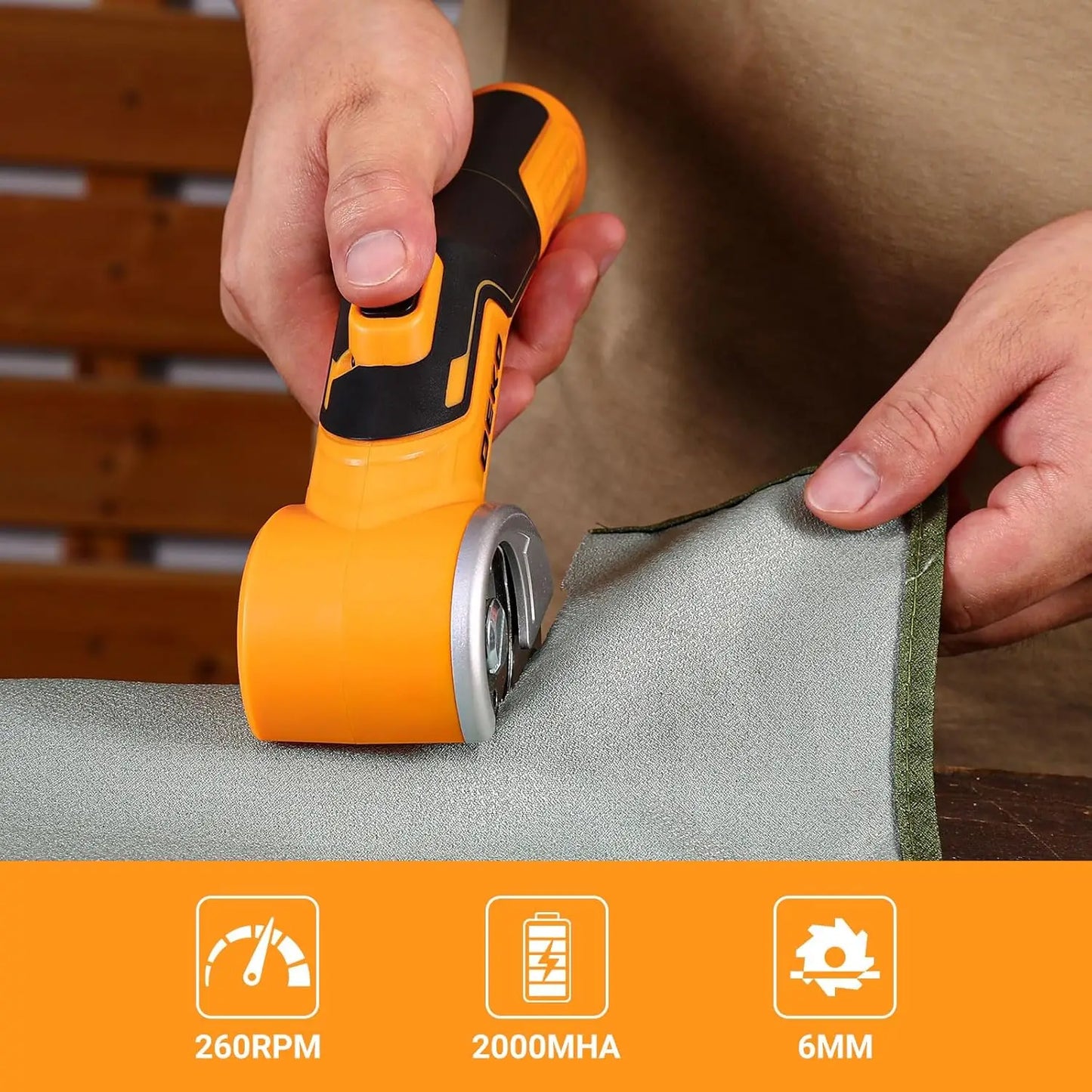 Deko Electric Sewing Scissors Professional 3.7V Multifunctional Cutter