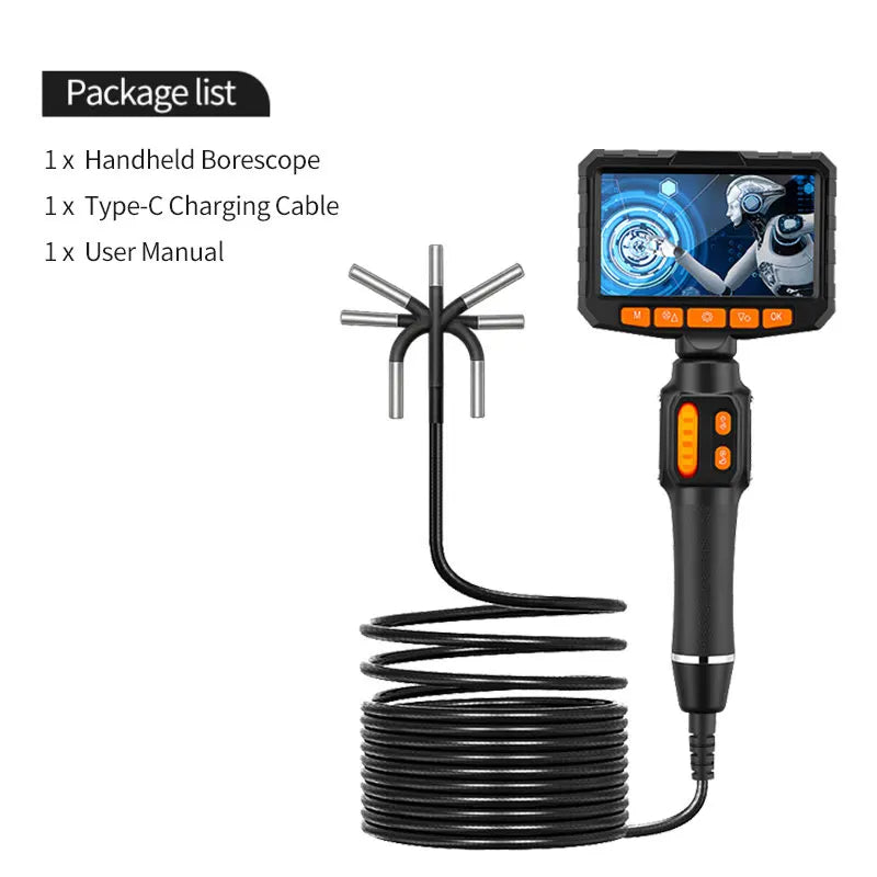 Articulating Borescope Camera With IP67 Probes 1080P For Auto Repair