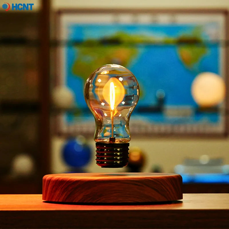 HCNT Levitating Bulb Lamp Magnetic Floating Desk Night Light