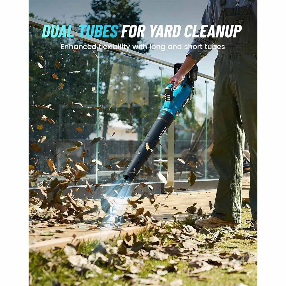 SeeSii 40V Brushless Turbo Cordless Leaf Blower 680CFM 20000RPM