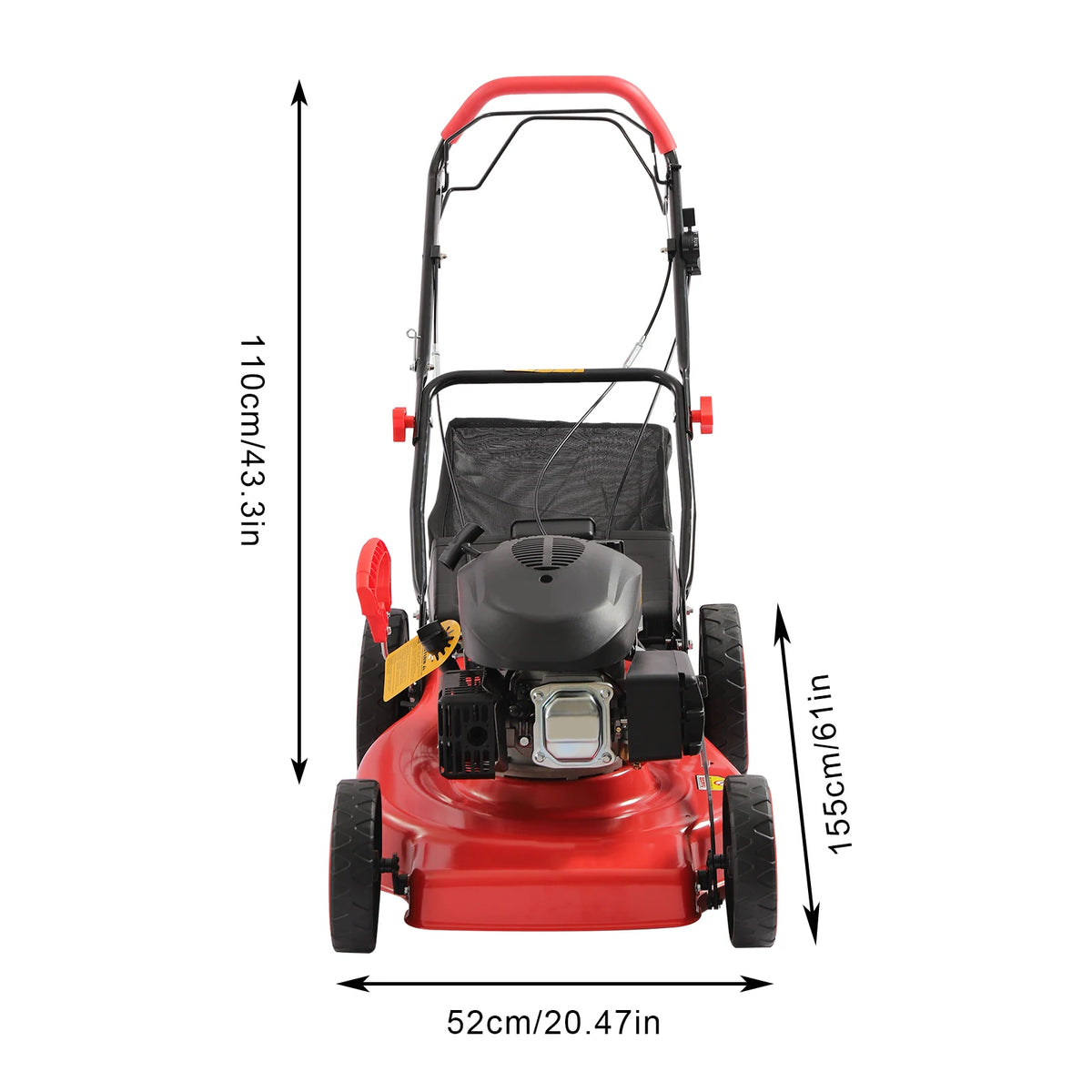 Self Propelled Gas Powered Four Stroke Walk Behind Lawn Mower