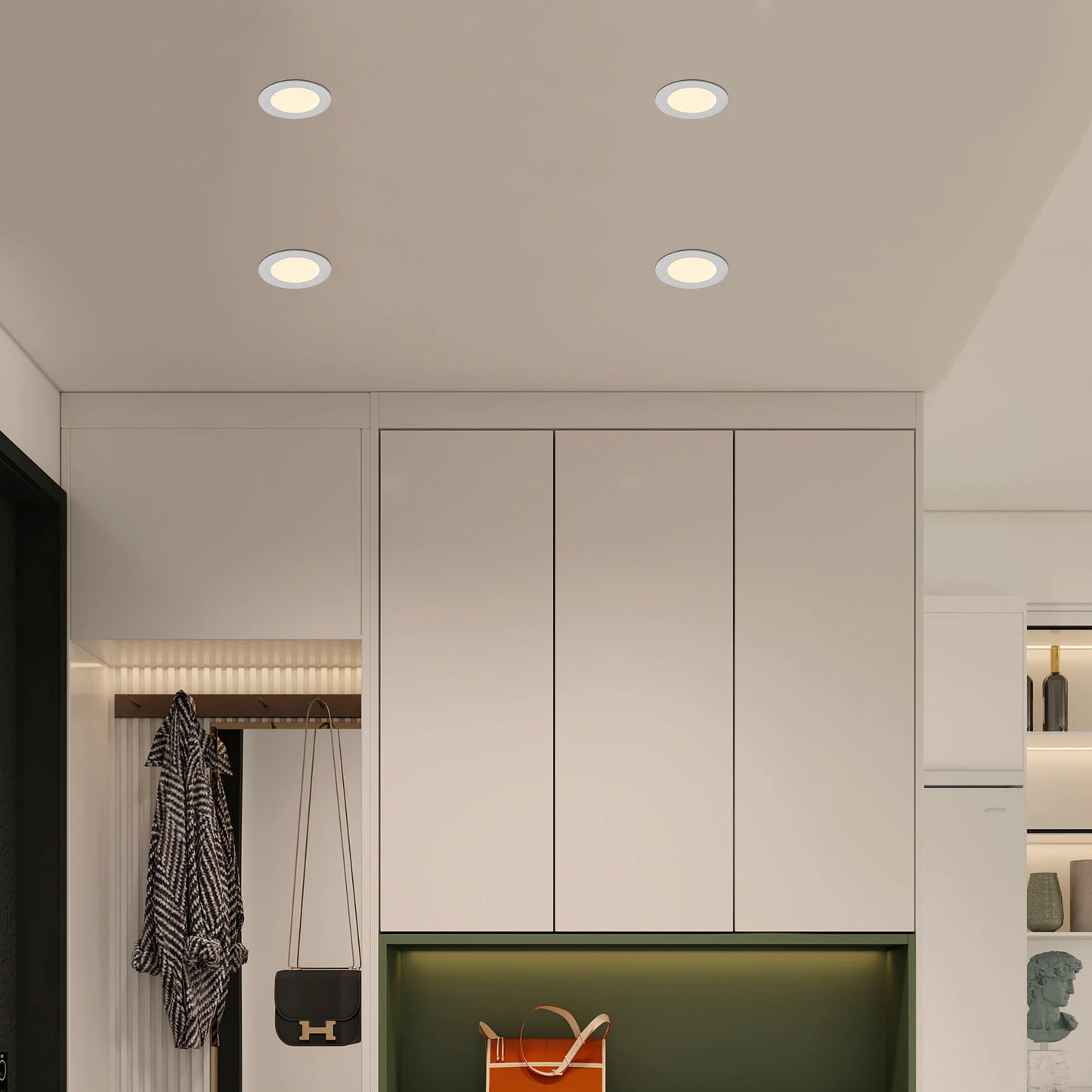 ARLGSITE 12 Pack LED Recessed Lights With Junction Box