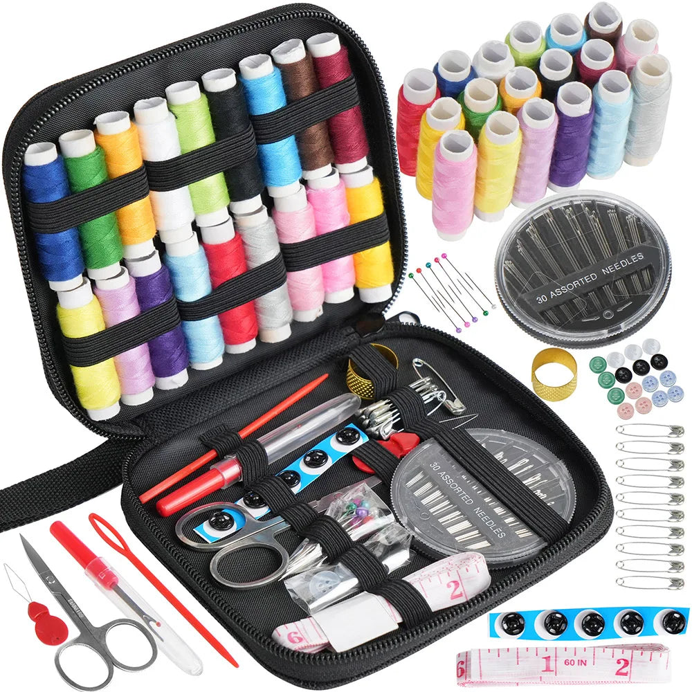 Portable Travel Sewing Kit For Everyday Care And Repairs