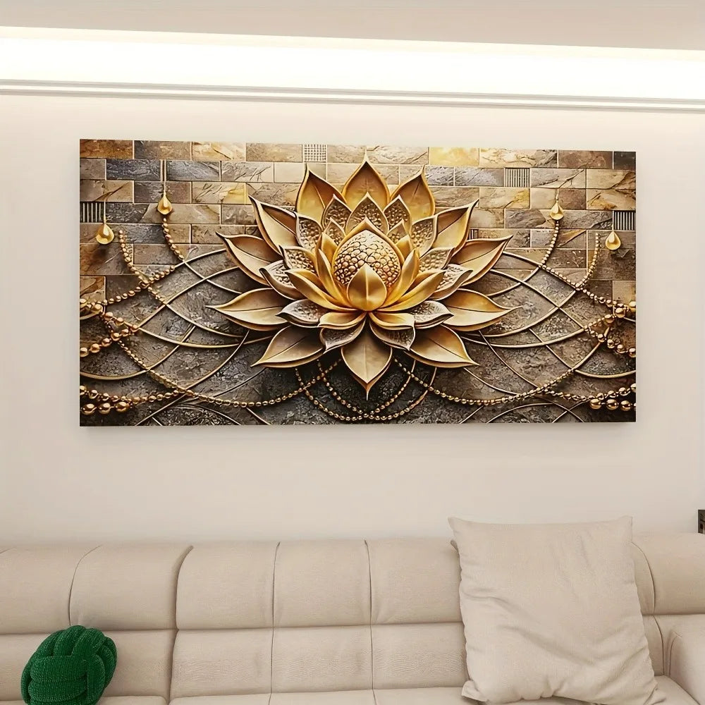 Modern Abstract Floral Canvas Art for Interiors Home Decor Wall