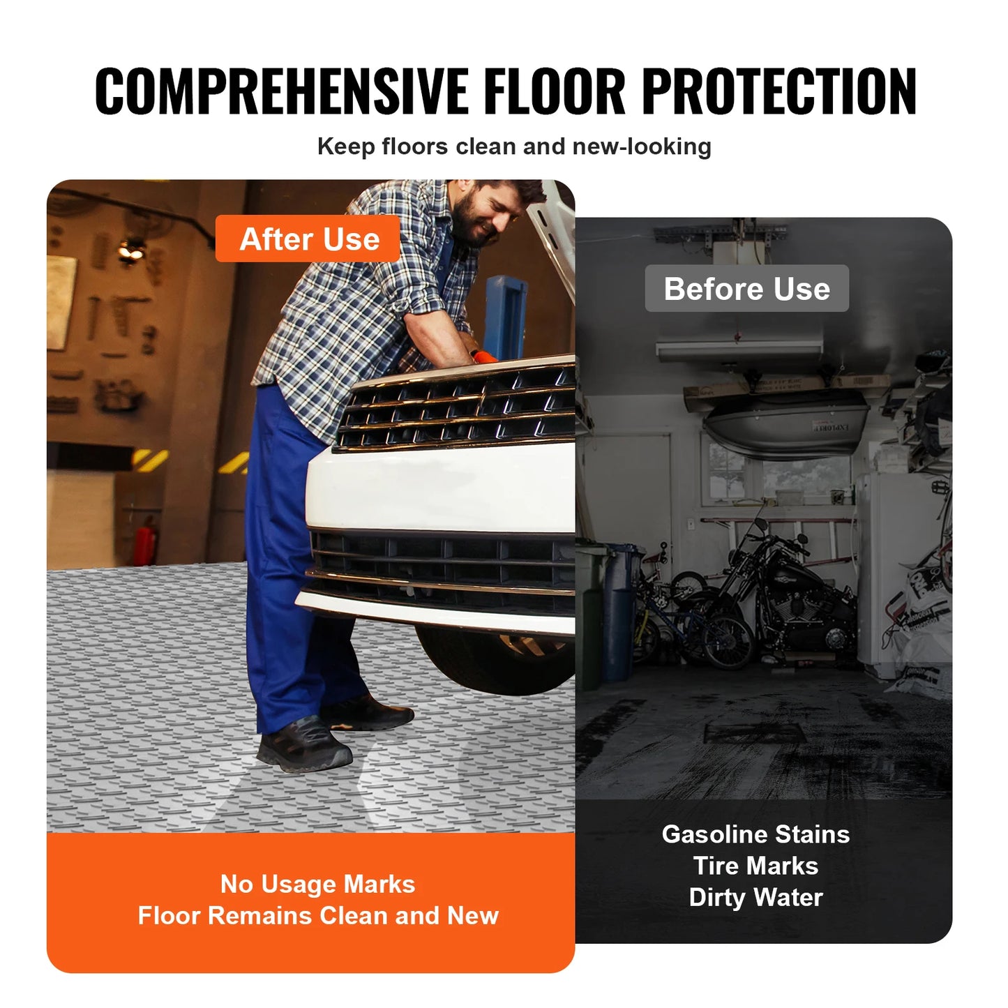 Interlocking Garage Tiles Non Slip Double Sided PP Waterproof Flooring