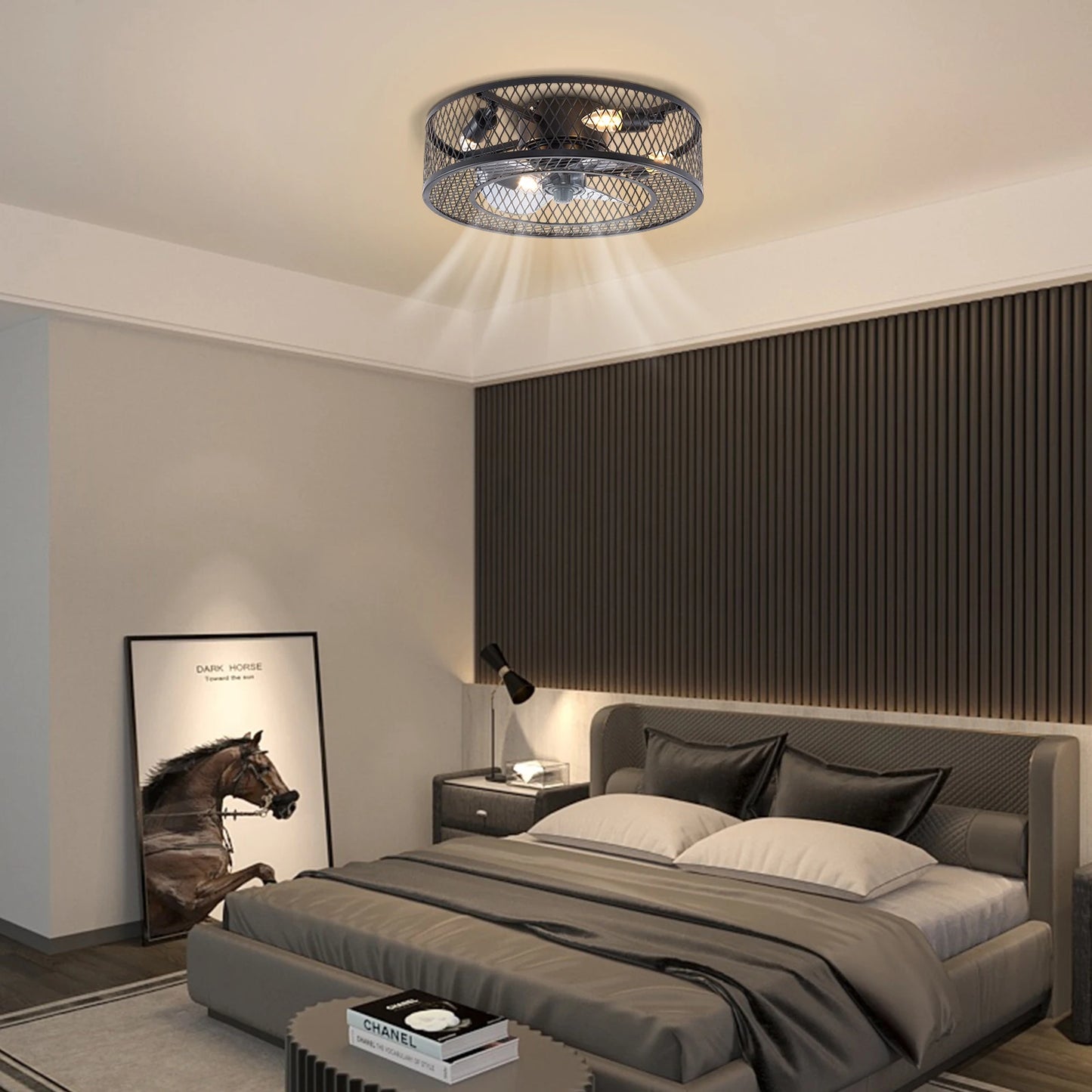 Fan Pendant Light With E27 Socket 4 Pack Ceiling Fixture