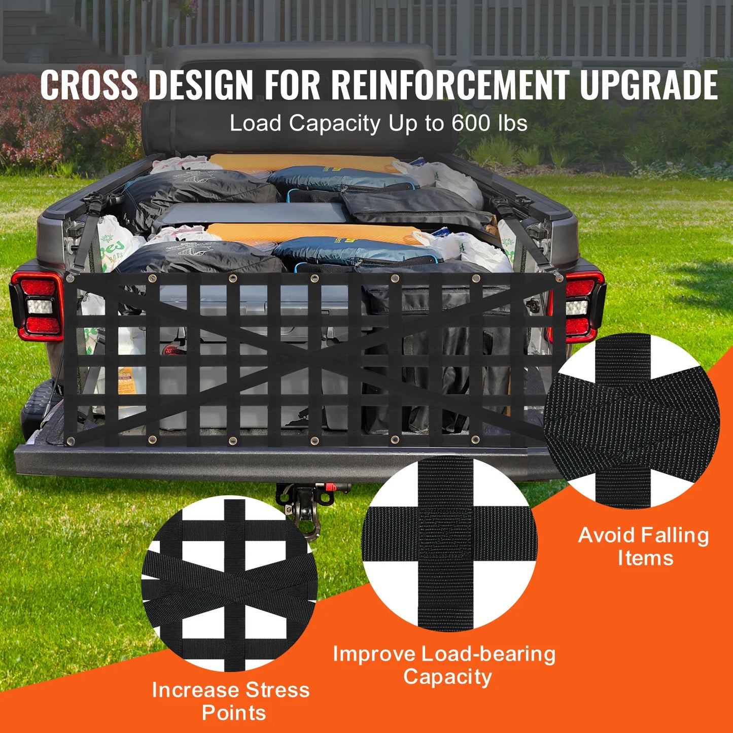 SucceBuy Universal Car Rear Trunk Cargo Storage Organizer