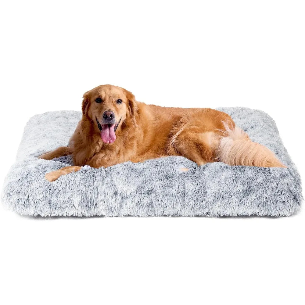 NBVCX Calming Anti Anxiety Dog Crate Bed Washable Plush Mat