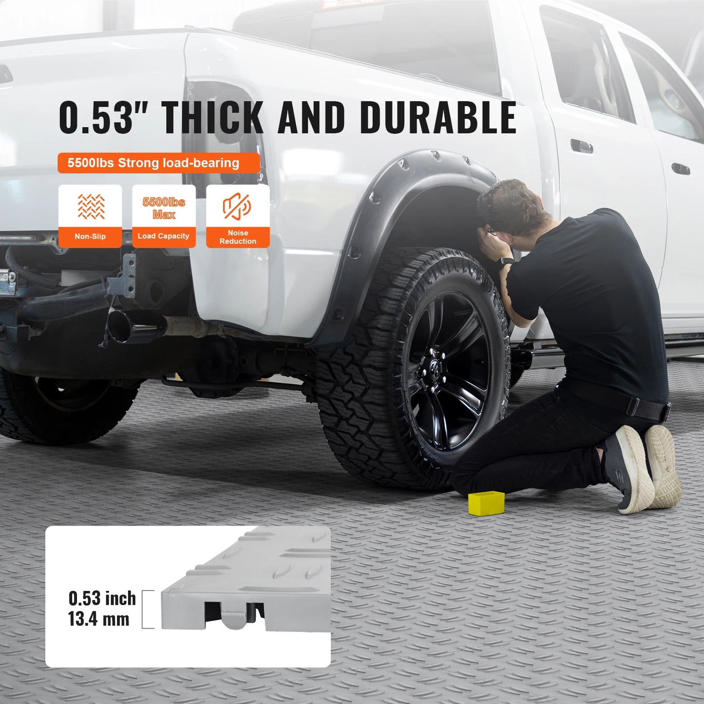 Interlocking Garage Tiles Non Slip Double Sided PP Waterproof Flooring