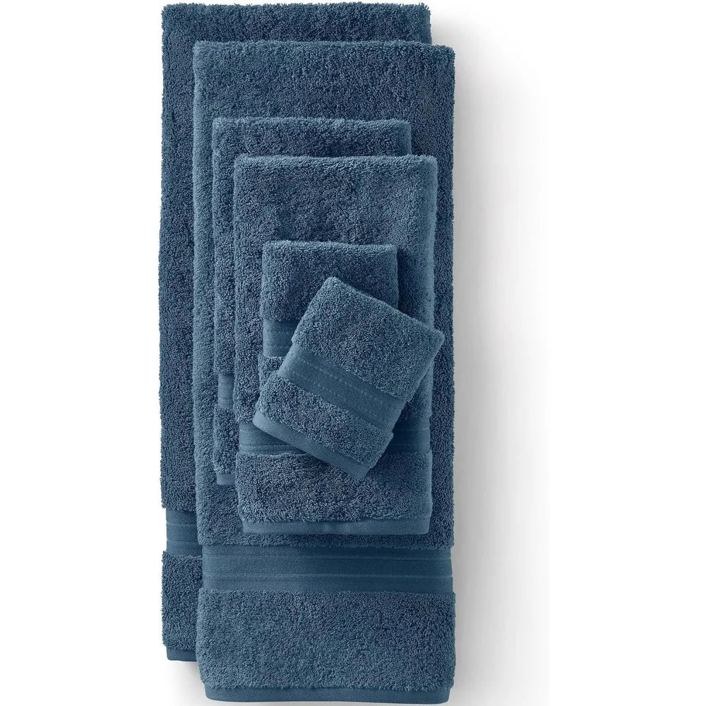 6 Piece Bamboo Towel Set Absorbent Towels For Home Use