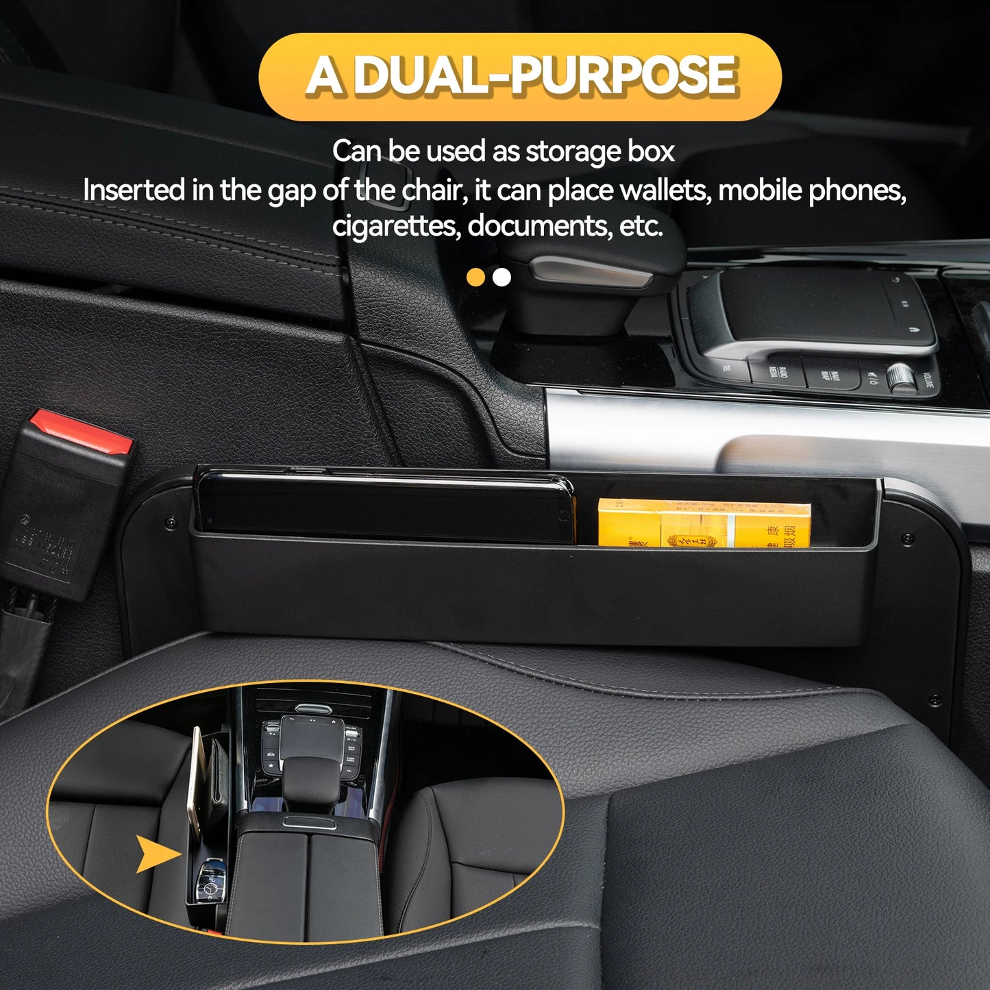 XUKEY Car Steering Wheel Tray With Gap Organizer Laptop Desk