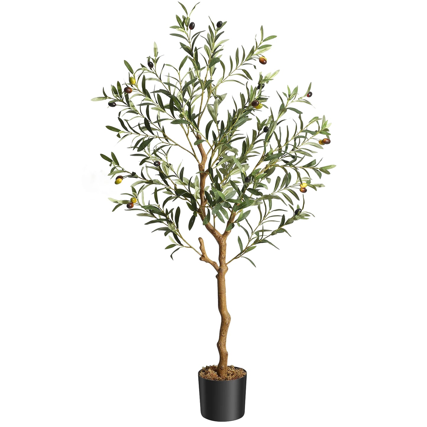 HiMISS CN Artificial Olive Tree Two Pack Realistic Decor