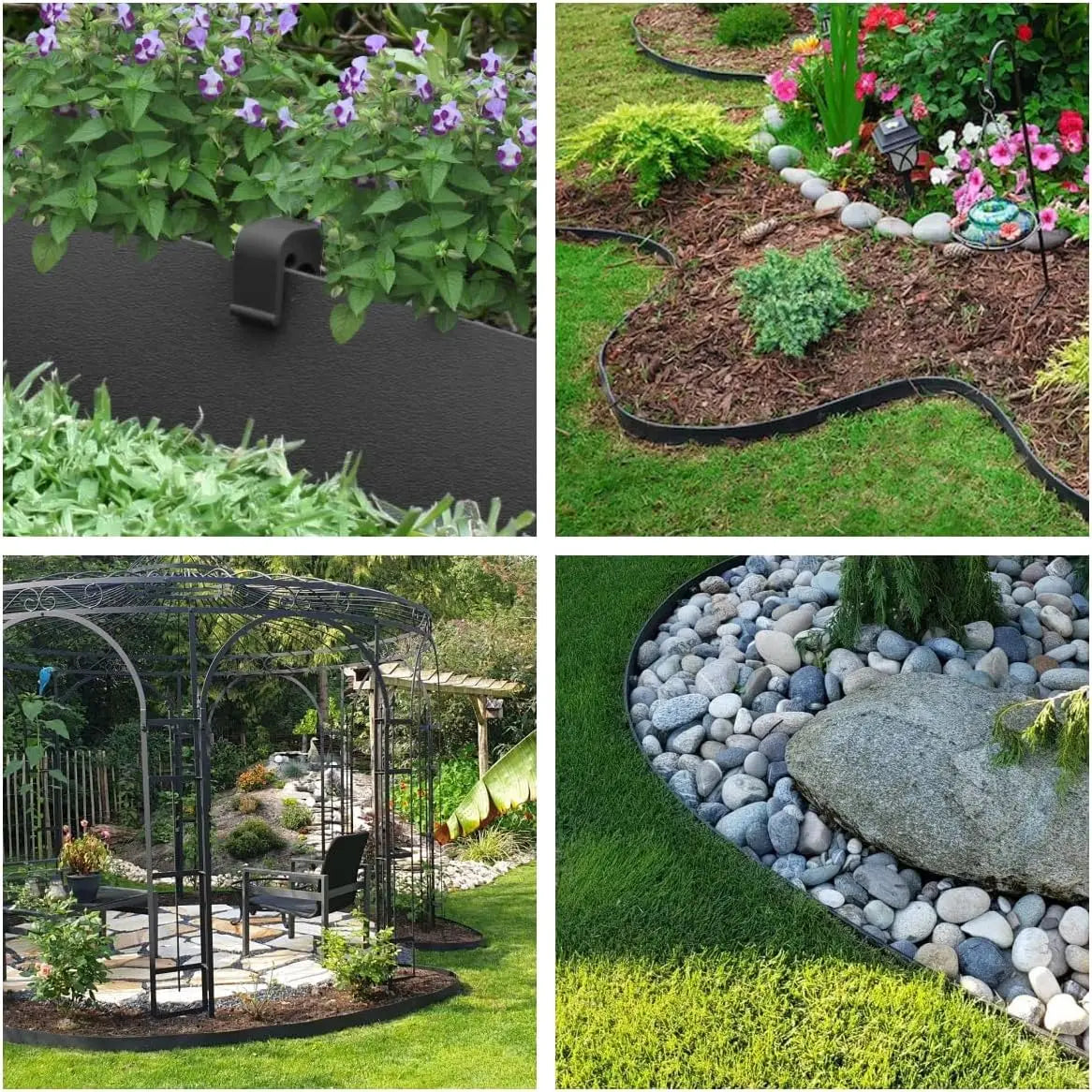Plastic Garden Landscape Edging Coil For Borders UV Resistant