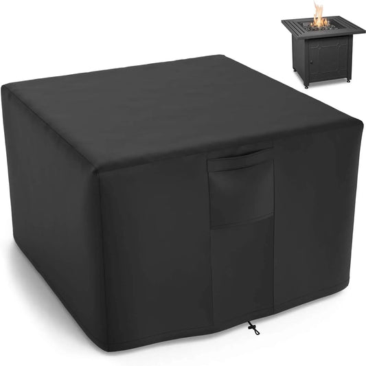 Square Fire Pit Cover For Propane Fire Pit Table Weatherproof